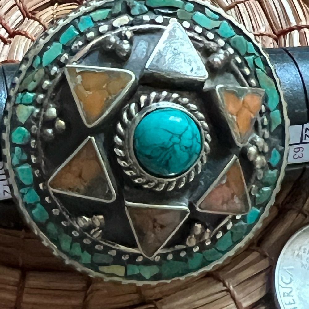 Gorgeous boho turquoise ring